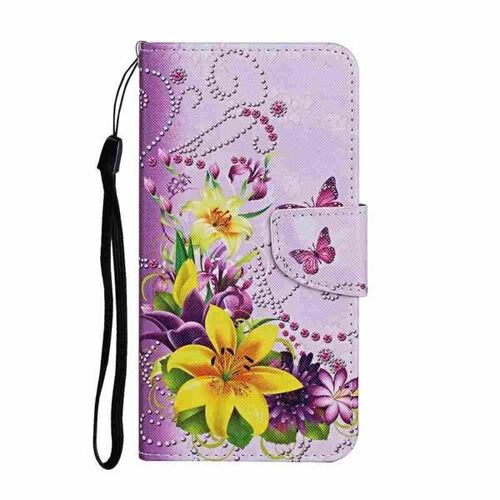 Étui Portefeuille À Rabat Pour Xiaomi Redmi Note 9, Design Coloré Et Emplacements Pour Cartes