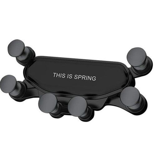 Support De Téléphone Pour Voiture (4,5 À 6,5 Pouces) - Fixation Sur Grille D'aération Avec Verrouillage Par Gravité Et Rotation Multi-Angles