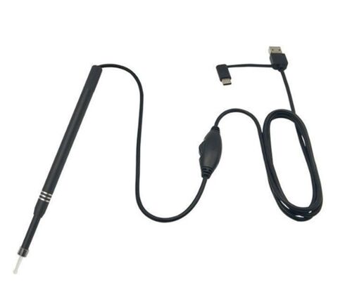 Endoscope De Nettoyage D'oreille Avec Caméra Led Et Caméra Haute Définition Pour Éliminer Le Cérumen