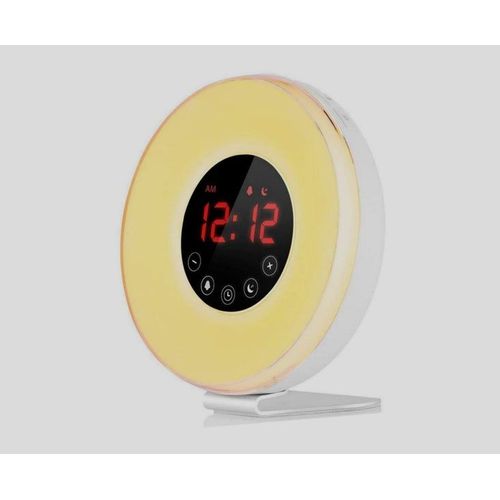 Réveil LBell avec simulation de lever de soleil, répétition, sons personnalisés, luminosité réglable et options de couleur