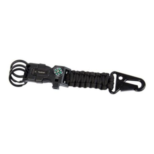 Bracelet De Survie En Plein Air Avec Boussole Et Corde De Parachute