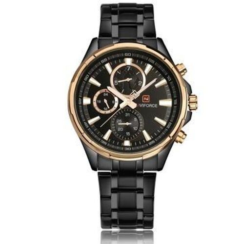 Montre À Quartz Pour Homme Avec Bracelet En Acier Inoxydable - Modèle 9089