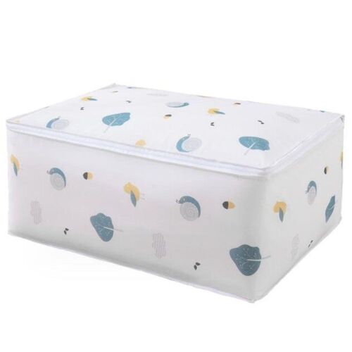 Lot de 2 sacs de rangement anti-poussière en PEVA 60 x 39 x 25 cm pour vêtements et couvertures