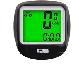 Compteur De Vélo Solaire Avec Compteur De Vitesse, Odomètre, Sans Fil, Étanche Et Fonction Veille Automatique