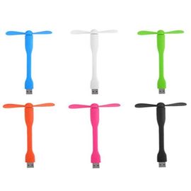 Lot de 6 mini ventilateurs USB - Ventilateurs portables, flexibles et silencieux pour la maison, le bureau, les voyages et les appareils