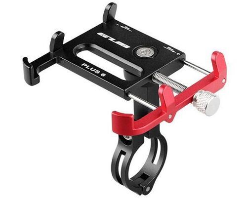 Support De Téléphone Moto Pour Iphone, Samsung, Gps 4-7 Pouces - Rouge Et Noir