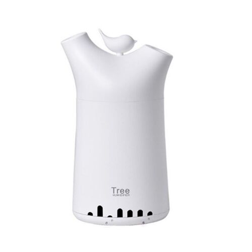 Mini humidificateur USB à double pulvérisation - Blanc, portable, capacité de 400 ml, léger et compact