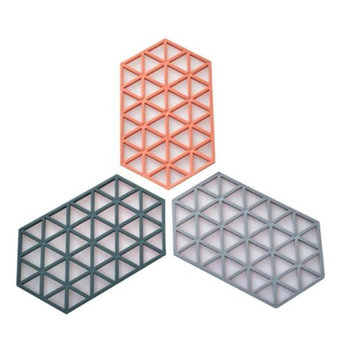 Lot De 3 Sous-Verres Creux En Pvc Avec Coussin Isolant Antidérapant Pour La Protection Contre La Chaleur Et L'humidité
