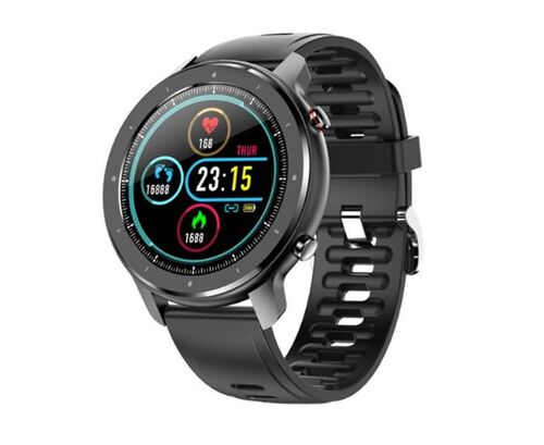 Montre connectée 1,28 pouce avec cardiofréquencemètre, suivi de la santé et de l'activité, étanchéité IP68