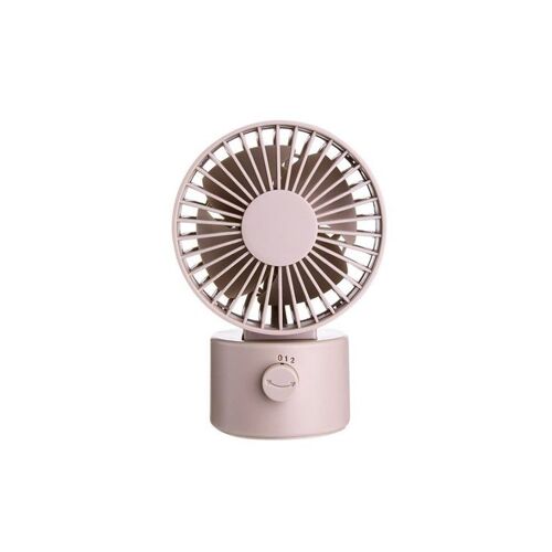 Mini ventilateur de bureau USB avec tête rotative et 2 réglages de vitesse