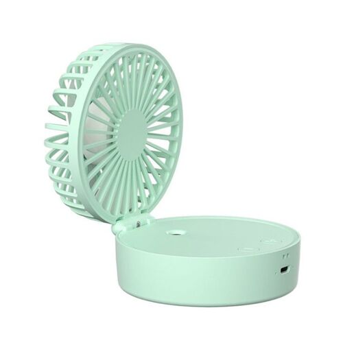 Ventilateur portatif 4 en 1 D10 avec batterie amovible, vent réglable et fonction hydratante