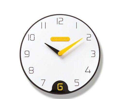 Horloge murale tridimensionnelle gravée au laser de 12 pouces pour la décoration intérieure