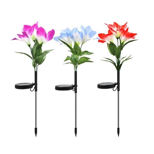 Lampes Solaires Led Pour Jardin - Lot De 3, Imperméables, À Énergie Solaire, Décoratives Pour L'extérieur