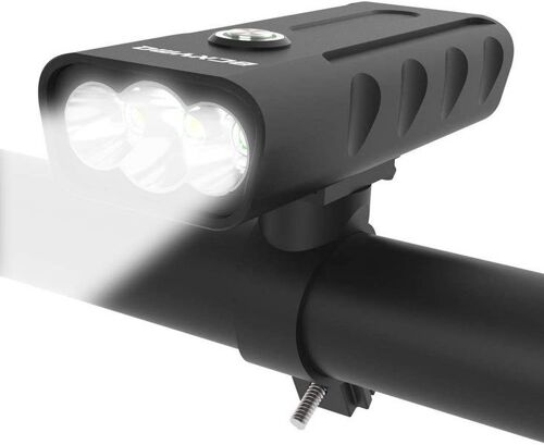 Feu De Vélo Rechargeable Usb Bx3 En Alliage D'aluminium Avec 1 000 Lumens Et Batterie Externe De Secours