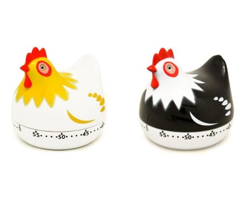 Minuterie De Cuisine Mécanique Pour Poules, 2 Pièces, Rappel De Cuisson
