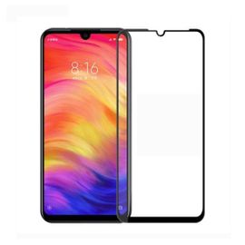 Protection d'écran en verre trempé pour Xiaomi Redmi Note 7 ¿ Dureté 9H, incurvée 3D, installation facile
