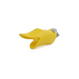 Muselière Pour Chien En Forme De Canard - Silicone Anti-Morsure - Jaune - Taille S