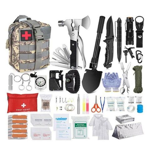 Kit De Survie D'urgence M 36 Pour La Randonnée, Le Camping Et L'utilisation Tactique