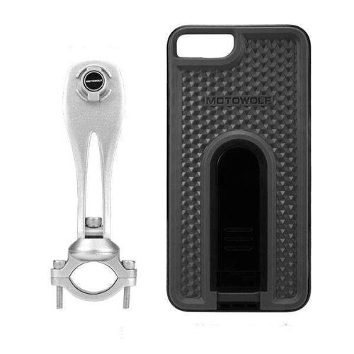 Support De Guidon 4,7"" Pour Scooters Électriques, Motos Et Vélos - Jaune - Support De Téléphone Universel