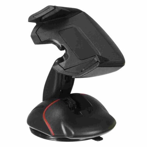 Support Voiture À Ventouse Pour Smartphones - 2 Pièces - Noir - Rotation À 360 Degrés, Compatible Avec Les Appareils De 4 À 7 Pouces