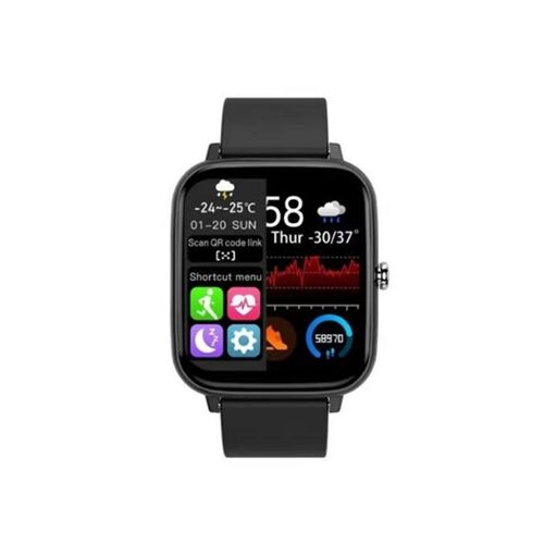 Montre Connectée W13 Avec Écran Rond De 1,54 Pouce, Bluetooth, Moniteur De Santé Et Suivi Des Pas