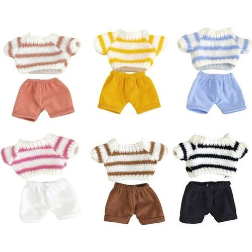 Ensemble pull Labubu 17 cm pour poupées - Vêtements en boîte surprise