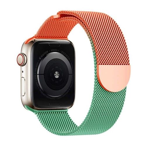 Bracelet De Montre Semi-Circulaire Magnétique En Métal Pour Apple Watch (42/44/45/46/49 Mm)