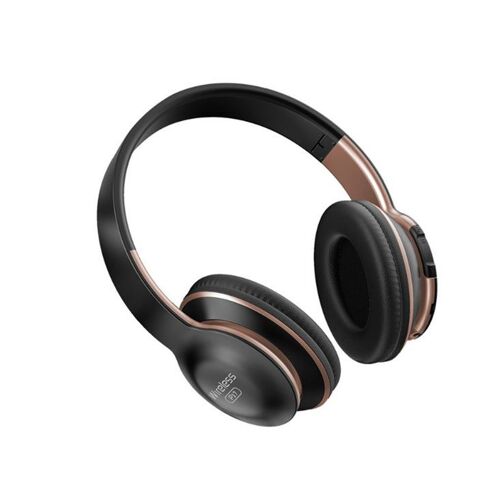 Casque Bluetooth sans fil avec microphone et basses puissantes pour les jeux et la musique