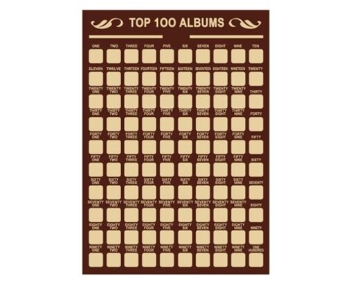 C145 Lot de 3 affiches à gratter de 100 dates pour couples - Liste d'activités amusantes