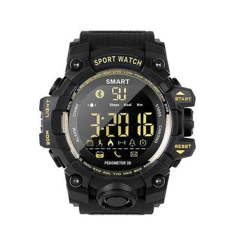 Montre Podomètre Bluetooth Pour Homme - Modèle Exe 16s - Suivi Sportif Intelligent Et Notifications