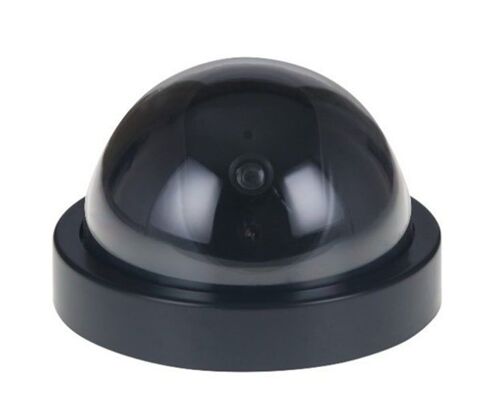 Lot de 8 caméras dôme factices avec lumière LED clignotante pour la sécurité