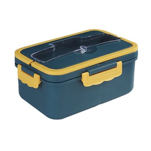 Boîte À Lunch Portable C135 Avec Compartiment À Couverts Et Isolation