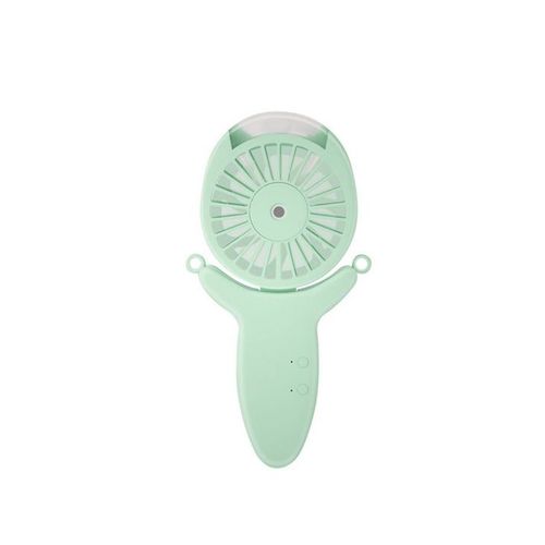 Ventilateur de cou suspendu avec fonction de pulvérisation, rechargeable par USB, mini ventilateur portable pour l'extérieur et l'intérieur