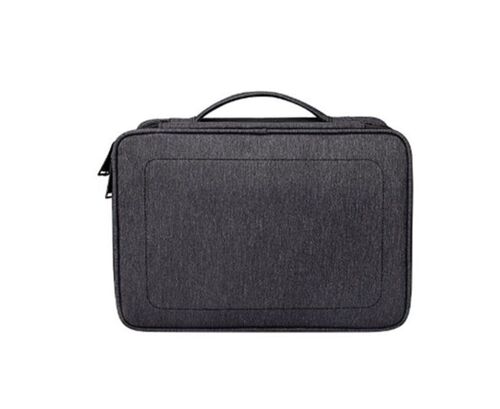 Sac De Rangement Pour Accessoires Numériques, Organiseur En Nylon Double Couche Pour Tablettes, Câbles Et Autres