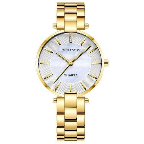 Montre Analogique À Quartz Pour Femme Avec Bracelet En Métal ¿ Mini Focus Mf0224l