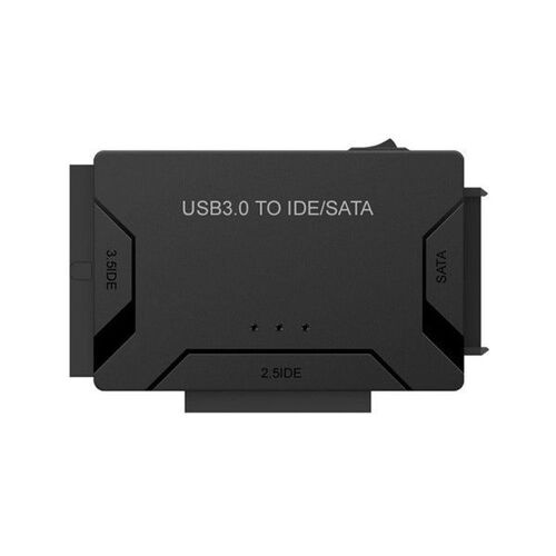 Câble USB 3.0 SATA/IDE pour disques durs 2,5""/3,5"" avec alimentation et câble de données