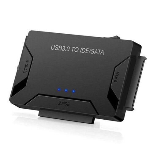 Câble convertisseur USB pour disques durs SATA IDE 2,5""/3,5"" - Noir