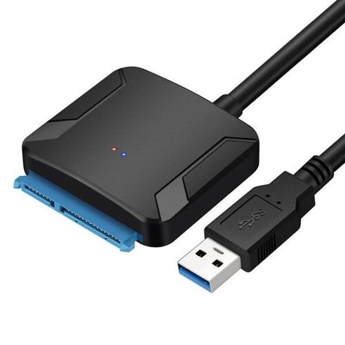 Câble adaptateur USB 3.0 vers SATA pour disque dur externe SSD 2,5/3,5 pouces