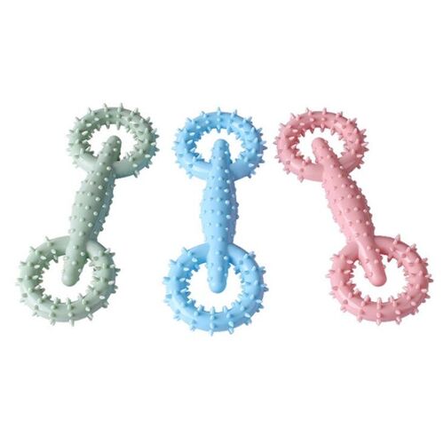 Jouets De Nettoyage Des Dents Pour Chien, 3 Pièces - Broyeurs De Dents En Tpr Résistants Aux Morsures Avec Anneau De Traction