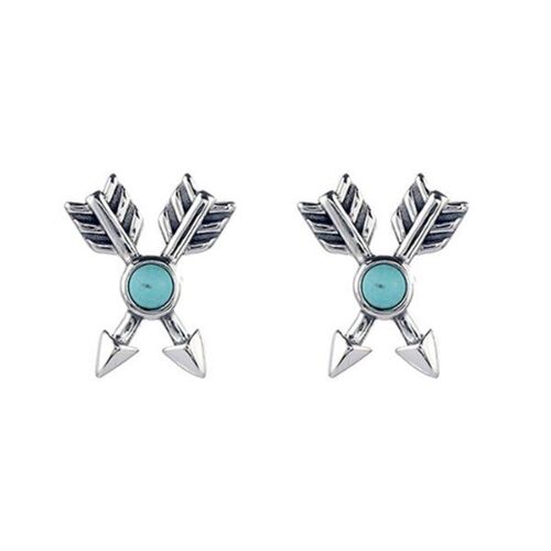 Boucles D'oreilles Chupitt Arrow E91 En Argent S925 Pour Femme