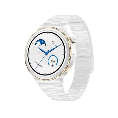 Montre Connectée Ronde W39 De 1,32 Pouce Avec Moniteur De Fréquence Cardiaque Bluetooth