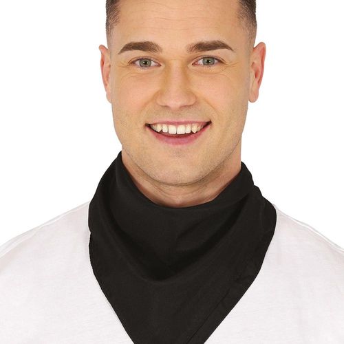 Bandana Foulard 54cm Noir