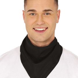 Bandana Foulard 54cm Noir
