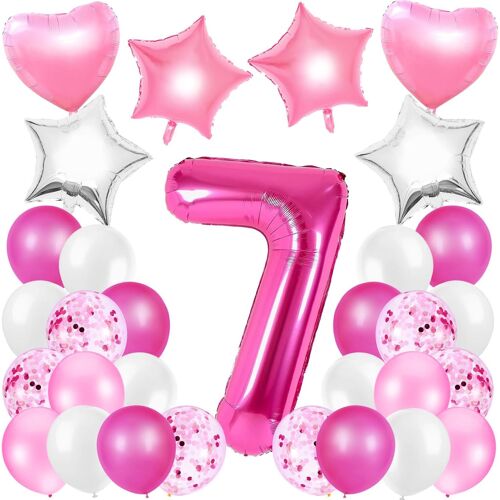 Senior-7Er Anniversaire Décorations,Décorations De Fête D'Anniversaire,Happy Birthday Decoration,Feuille Ballons,Numéro Ballon,Ballon D'Anniversaire Grand Nombre,Ballon Numérique Fête Décora[L2635]