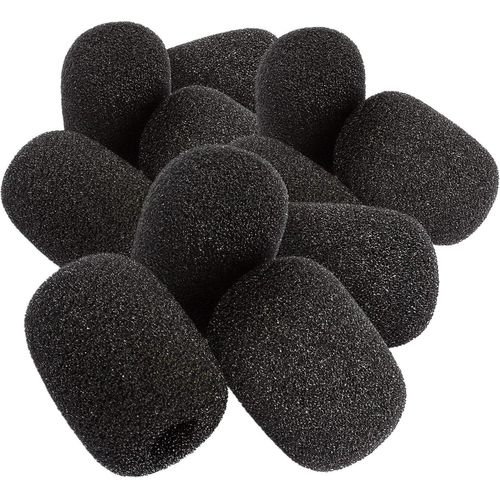 Lot de 10 filtres anti-pop en mousse pour casque Parrott B350 B450 B550 C400 S450 B250 B350 Noir