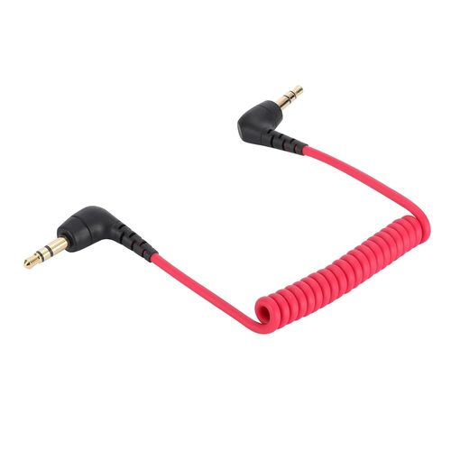 Câble De Rechange Enroulé Sc2 3,5 Mm Stéréo Trs Mâle Vers 3,5 Mm Mâle Stéréo Trs Sortie Câble De Connexion Pour Mixeur/Microphone À Appareil Photo/Flûte À Bec