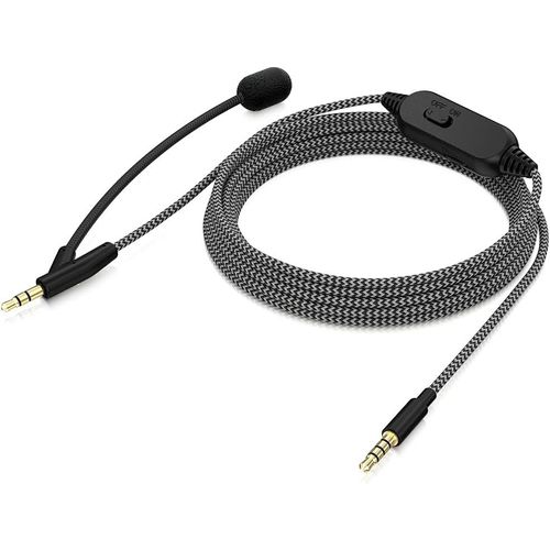 BC12,Câble Premium pour Casque avec Micro Omnidirectionnel et Commane Intégrée