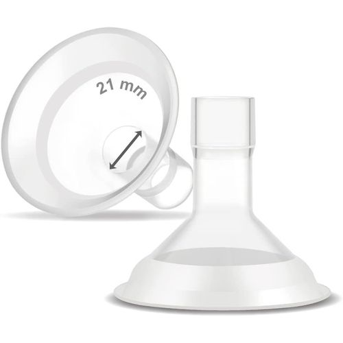 Myfit Comfy Series 21 Mm Téterelle En Deux Parties Compatible Avec Les Tire-Lait Medele ; Compatible Avec Le Connecteur Maxflow Flex ; 2 Pièces