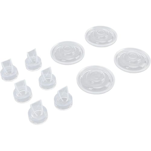 Accessoires De Tire-Lait Portables Avec 4 Diaphragmes Et 6 Valves À Bec De Canard À Valve De Canard,Diaphragme Pour Tire-Lait Portable