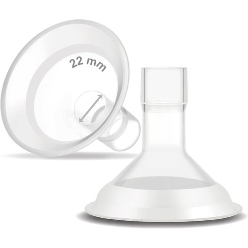 Myfit Comfy Series 22 Mm Téterelle En Deux Parties Compatible Avec Les Tire-Lait Medela ; Compatible Avec Le Connecteur Maxflow Flex ; 2 Pièces
